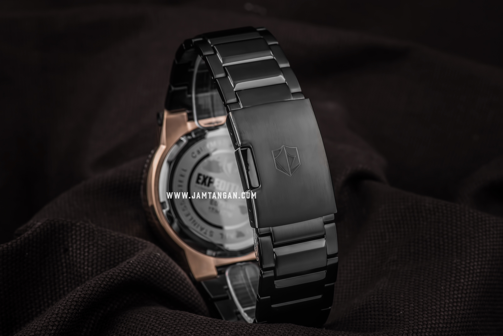 Expedition E 6751 MC BBRBA Chronograph Men Black Dial Black Stainless Steel Machtwatch
